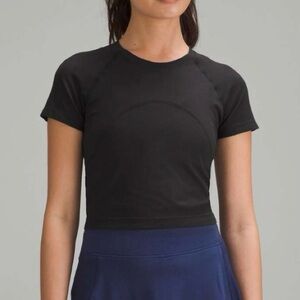Lululemon Swiftly Tech Cropped Short-Sleeve Shirt 2.0